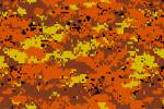 Digital Orange Camo