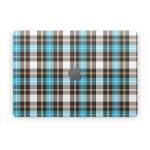 Turquoise Plaid MacBook Skin
