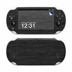 Black Woodgrain Sony PS Vita Skin