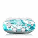 Aqua Wii Classic Controller Skin