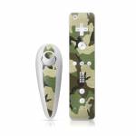 Woodland Camo Wii Nunchuk/Remote Skin